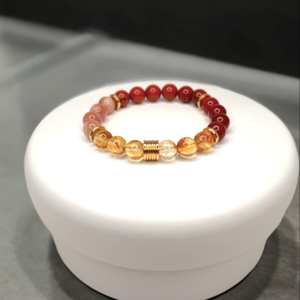 Lower Chakras | Unisex | Healing Crystal Beaded Bracelet
